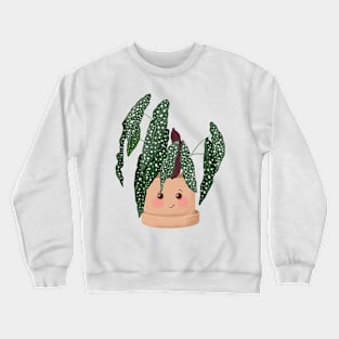 Cute Begonia plant Crewneck Sweatshirt